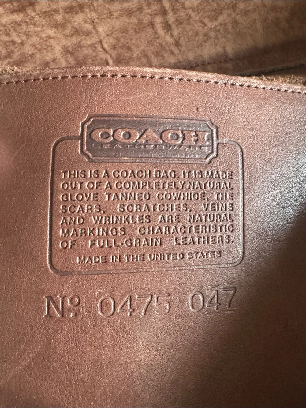 Coach messenger bag